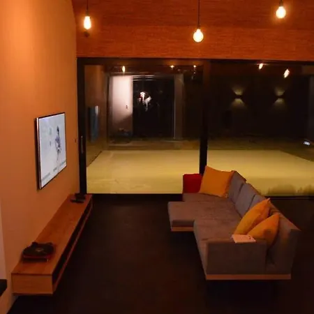Villa Modern House In Front Of The Forest *